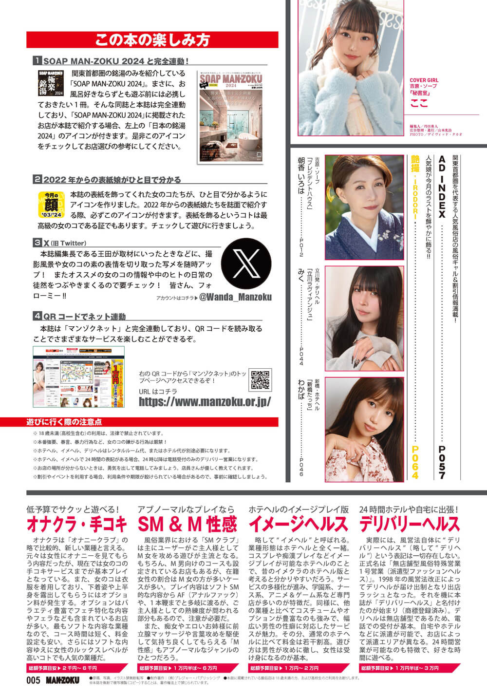 月刊マンゾク03月号 目次