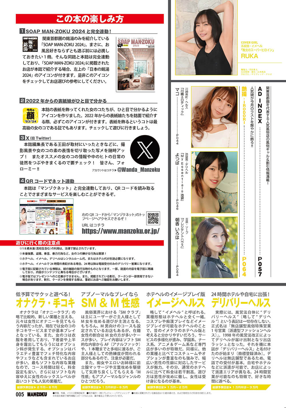 月刊マンゾク06月号 目次